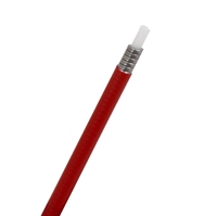 Yderkabel for gaskabel, med teflon, Ø5x2mm, Rød